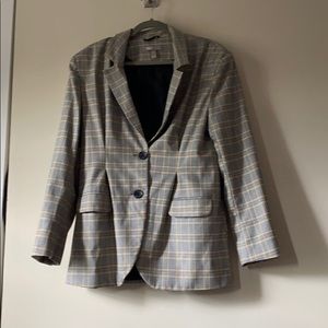 ASOS Yellow and Grey Long Blazer